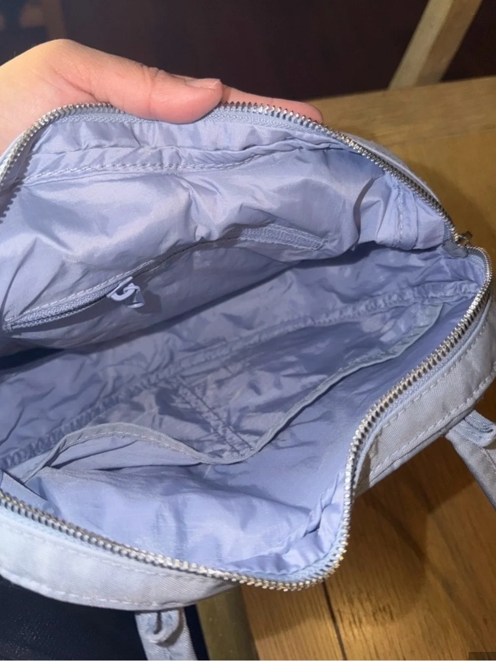 BAGGU Light Blue Heart Tote